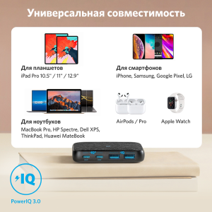 Купить   Anker Pport+ Atom III Slim A2046 BK-5.png